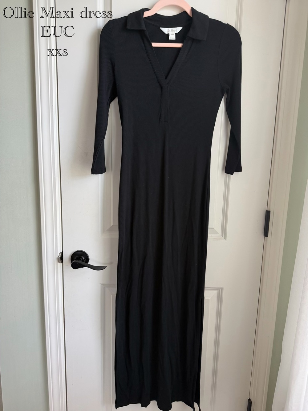 Lilly Pulitzer Black Ollie Maxi Dress